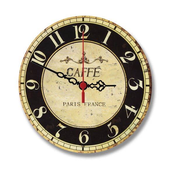 Zegar ścienny Café Paris, 30 cm