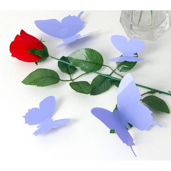 Zestaw 12 naklejek 3D Ambiance Butterflies-image-3