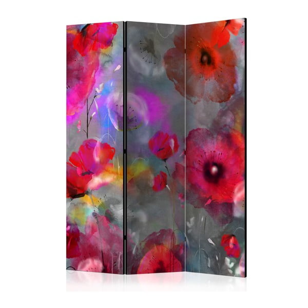 Parawan Artgeist Romantical Poppies, 135x172 cm