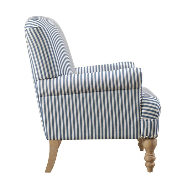 Niebieski lniany fotel Jaya – Støraa-image-3