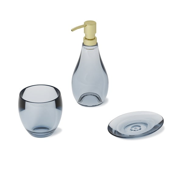 Niebieska plastikowa mydelniczka Droplet – Umbra-image-4