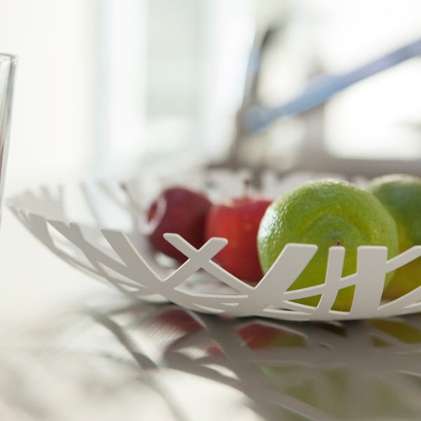 Biały koszyk na owoce YAMAZAKI Tower-image-3