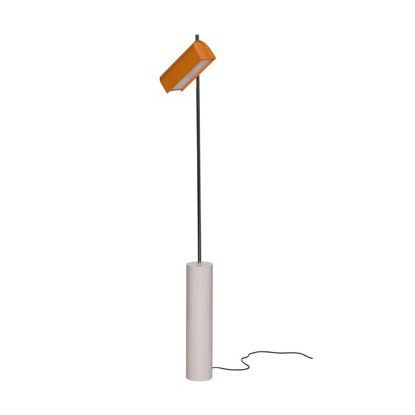 Pomarańczowa lampa stojąca LED ze ściemniaczem (wysokość 160 cm) Reflector – Hübsch