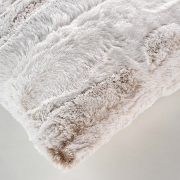 Poduszka dekoracyjna ze sztucznego futra 45x45 cm Lynx – douceur d'intérieur-image-2