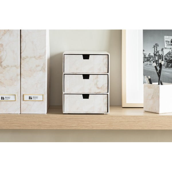 Kartonowy organizer z szufladką Ingrid Paper Laminate – Bigso-image-4