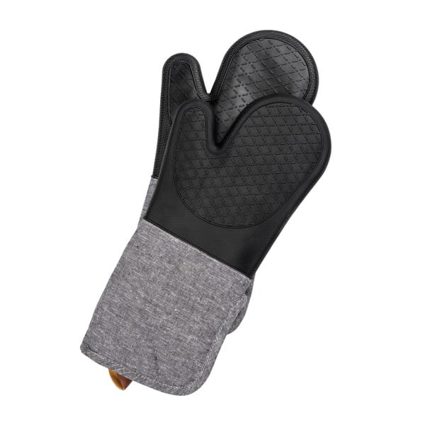 Zestaw 2 rękawic kuchennych Wenko Black Outdoor Kitchen Ada