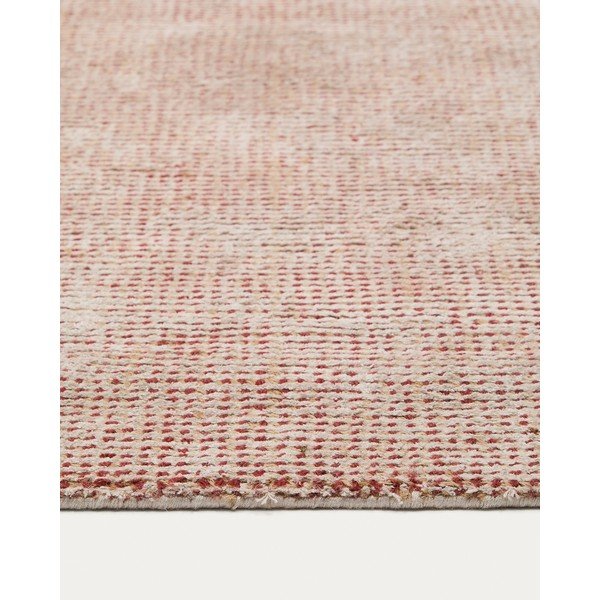 Dywan z wiskozy tkany ręcznie w kolorze terakoty 160x230 cm Elvan – Kave Home-image-3