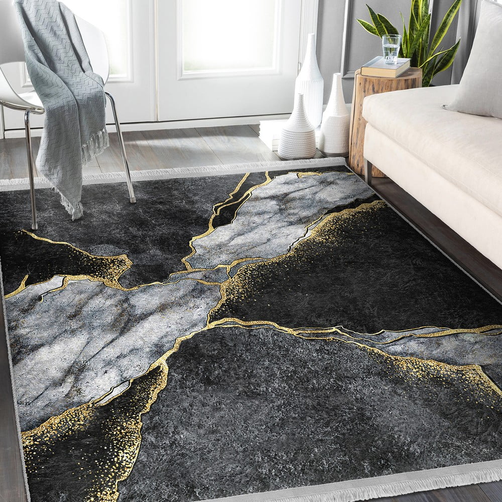 Czarny dywan 160x230 cm – Mila Home (zdjęcie 4)