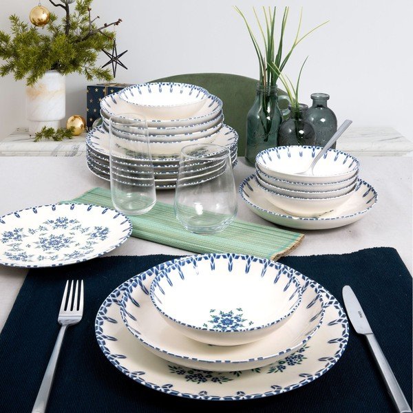 Zestaw talerzy z porcelany 24 szt. – Hermia-image-1
