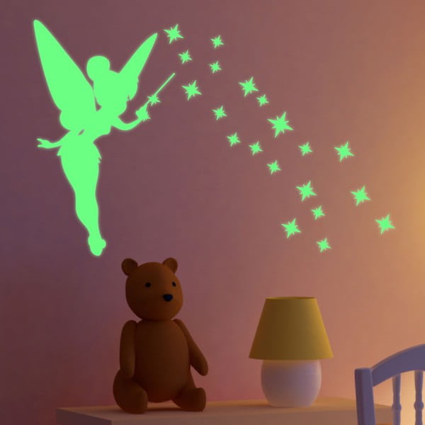 Naklejka świecąca Fanastick Fairy With Stars