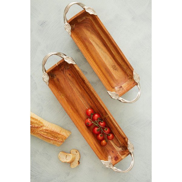 Drewniana taca 14x54 cm Vine – Premier Housewares-image-1