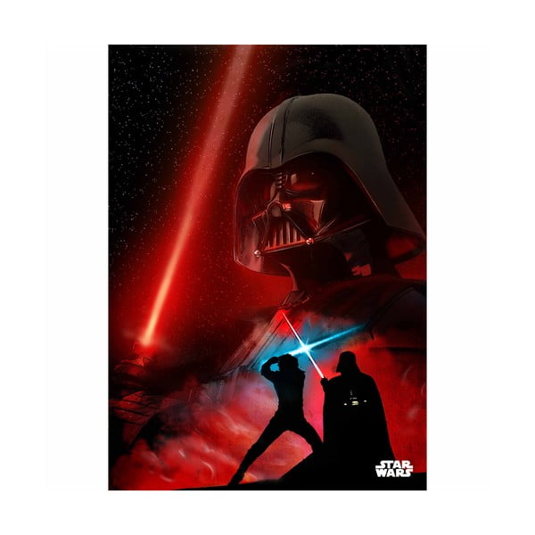 Plakat z blachy Duel of the Fates - Darth Vader