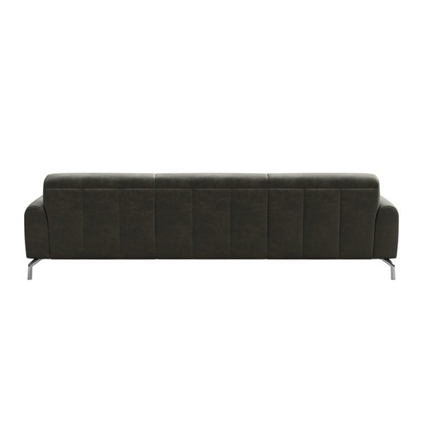 Szara sofa ze sztucznej skóry MESONICA Puzo, 240 cm-image-3