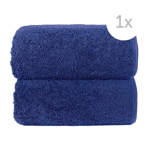 Niebieski ręcznik Graccioza Loop, 30x50 cm