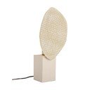 Beżowa metalowa lampa stołowa z metalowym kloszem (wysokość 46 cm) Neev – Bizzotto