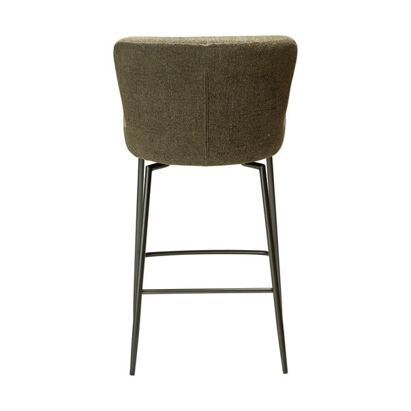 Tapicerowany hoker w kolorze khaki (wysokość siedziska 67,5 cm) Glam – DAN-FORM Denmark-image-3