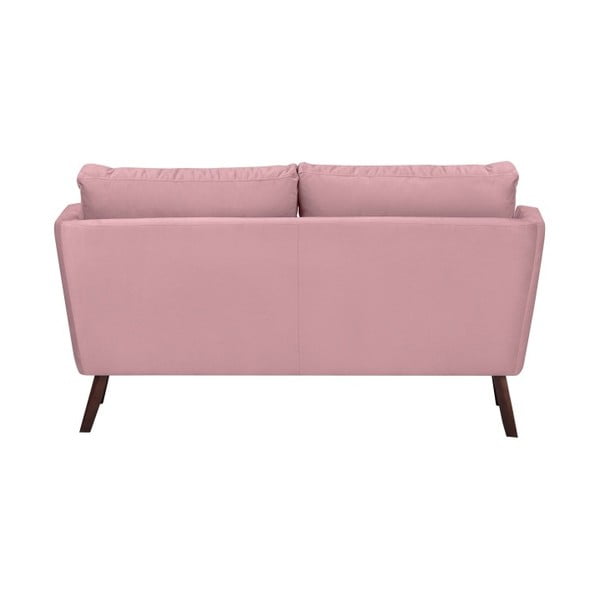 Różowa sofa 2-osobowa Mazzini Sofas Elena-image-3