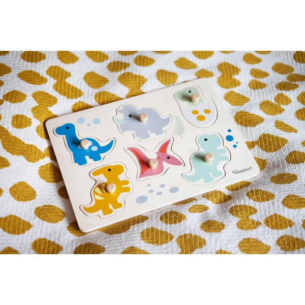 Drewniane puzzle (liczba elementów 6) Dinosaurs – Kindsgut-image-4