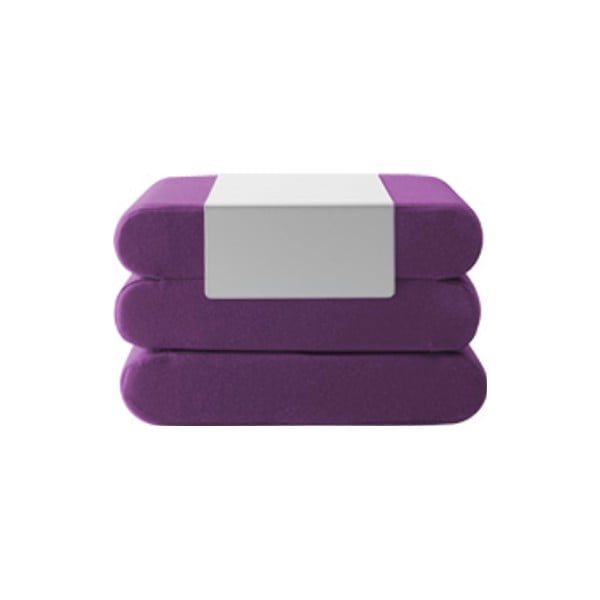 Fioletowy rozkładany puf Softline Bingo Vision Purple