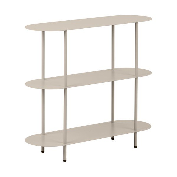 Beżowy metalowy regał 90x81x31 cm Rieti – House Nordic-image-2