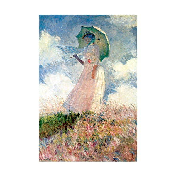 Reprodukcja obrazu Claude'a Moneta - Woman with Sunshade, 60x40 cm