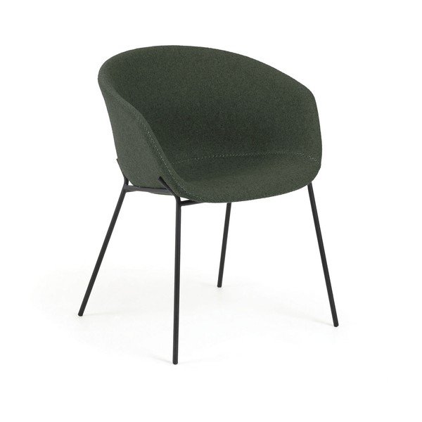 Zielony fotel Kave Home Zadine