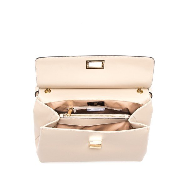 Torebka skórzana Anna Luchini 3043 Beige-image-3