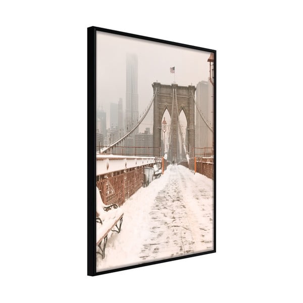 Plakat w ramie Artgeist Winter in New York, 40x60 cm