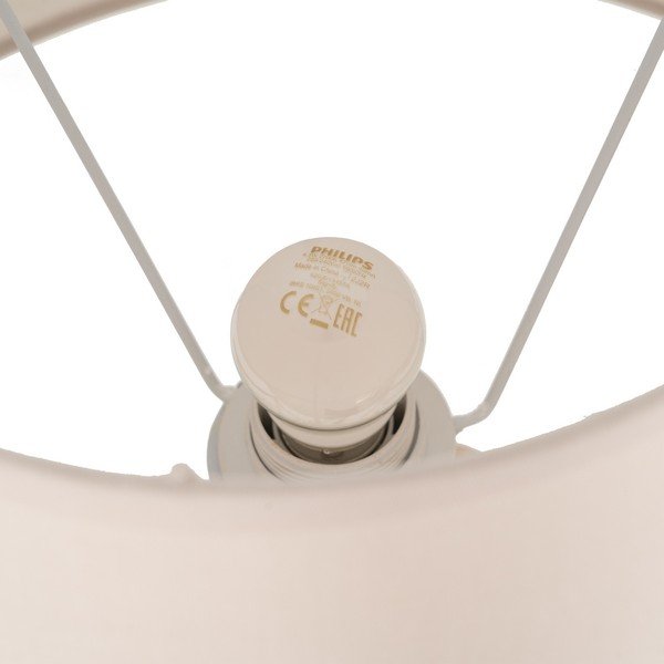 Kremowa lampa stołowa z tekstylnym kloszem (wysokość 67 cm) – Ixia-image-4