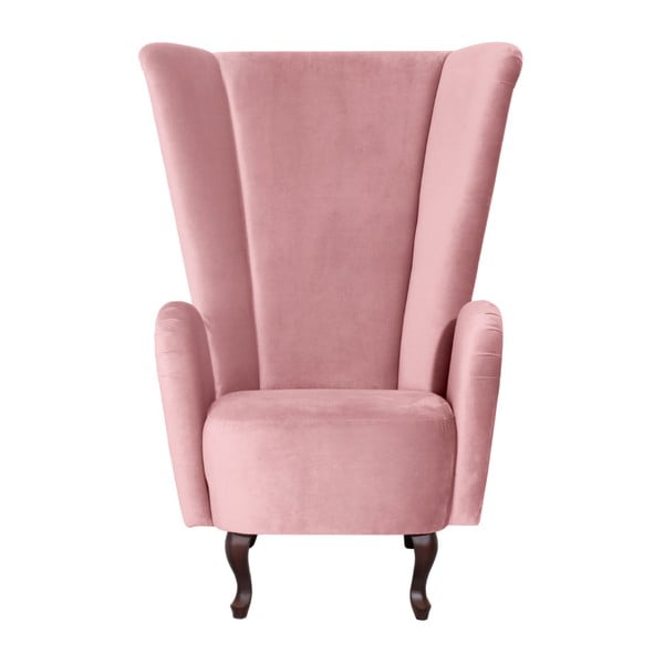 Różowy fotel Max Winzer Anastasia