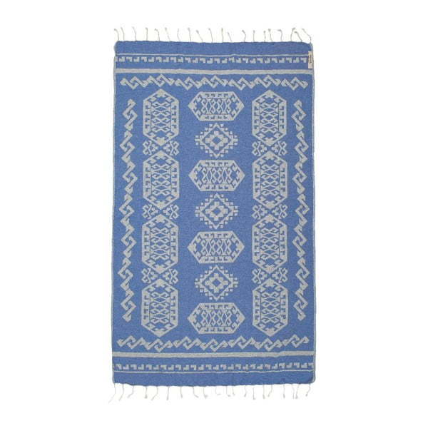 Ręcznik hammam Ottoman Blue, 95x175 cm