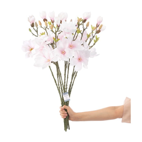 Sztuczne kwiaty zestaw 10 szt. (wysokość 69 cm) Magnolia – AmeliaHome