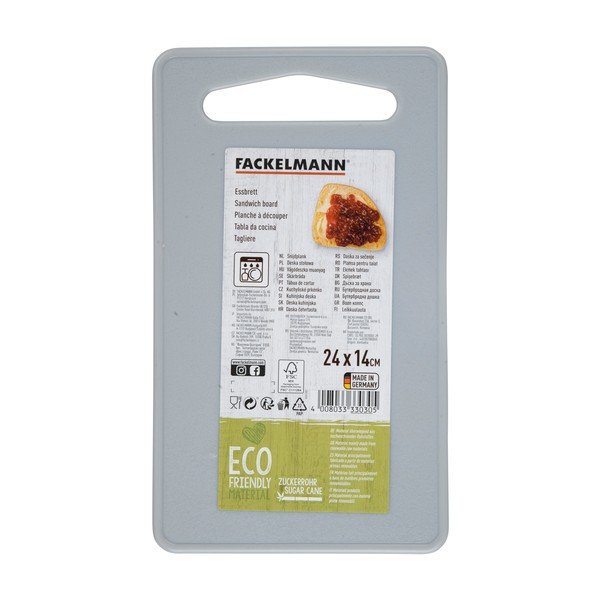 Szara deska do krojenia Fackelmann Eco, 23,6x13,8 cm-image-3