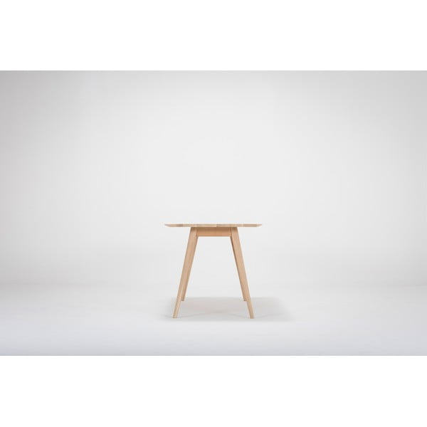 Stół z litego drewna dębowego 80x80 cm Stafa – Gazzda-image-4