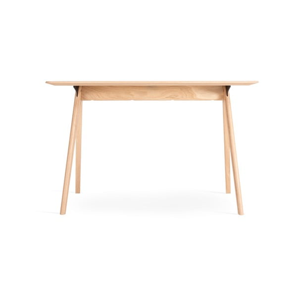 Biurko z litego drewna dębowego 60x120 cm Ava – Gazzda-image-3