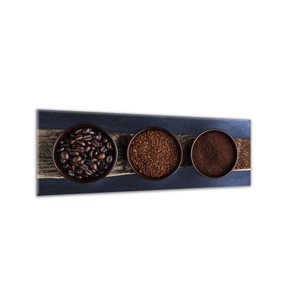 Obraz Styler Glas Kitchen Brown Bowls, 30x80 cm-image-1