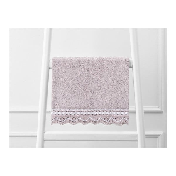 Jasnofioletowy ręcznik Madame Coco, 30x46 cm
