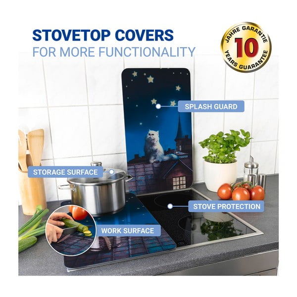 Płyty ochronne na kuchenkę ze szkła hartowanego zestaw 2 szt. 30x52 cm – Maximex-image-4