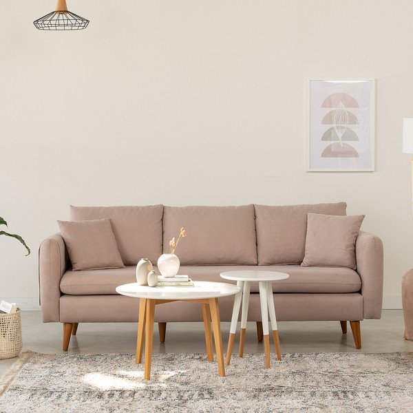 Beżowa sofa 215 cm Sofia – Balcab Home-image-4