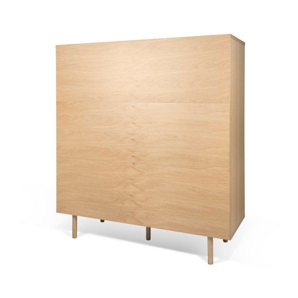 Biało-szary regał TemaHome Dann Oak-image-3