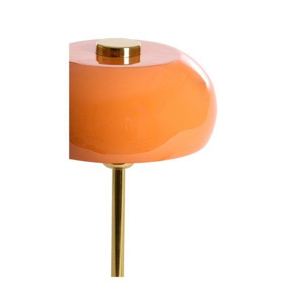 Pomarańczowa lampa stołowa z metalowym kloszem (wysokość 40 cm) Surin – Light & Living-image-4