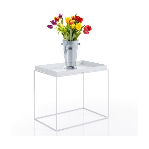 Metalowy stolik ogrodowy 60x40 cm Hannah – Tomasucci-image-3