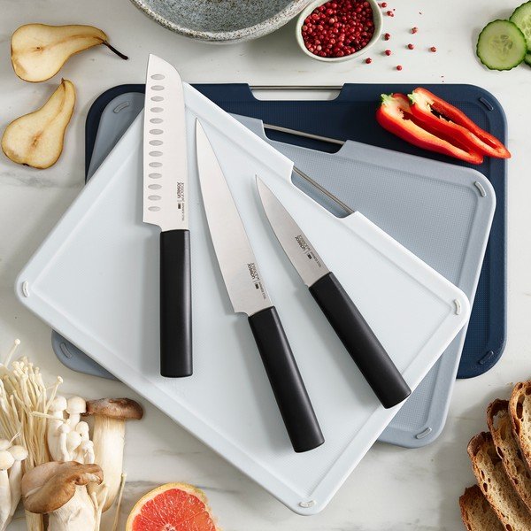 Zestaw 3 desek do krojenia i noży w stojaku Joseph Joseph Nest Plus-image-1