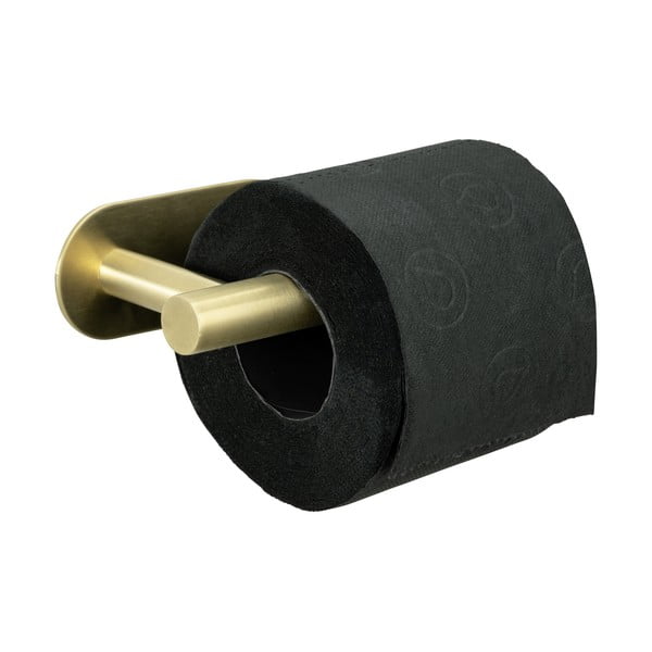 Samoprzylepny uchwyt na papier toaletowy ze stali nierdzewnej Orea Gold – Wenko-image-4