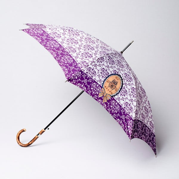 Parasol Alvarez Damask Purple Illustration