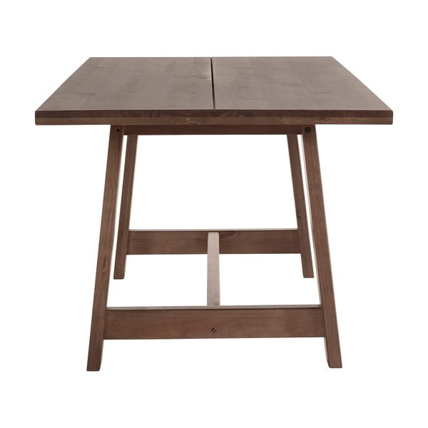 Brązowy stół z litego drewna sosnowego 90x160 cm Derby – Støraa-image-2