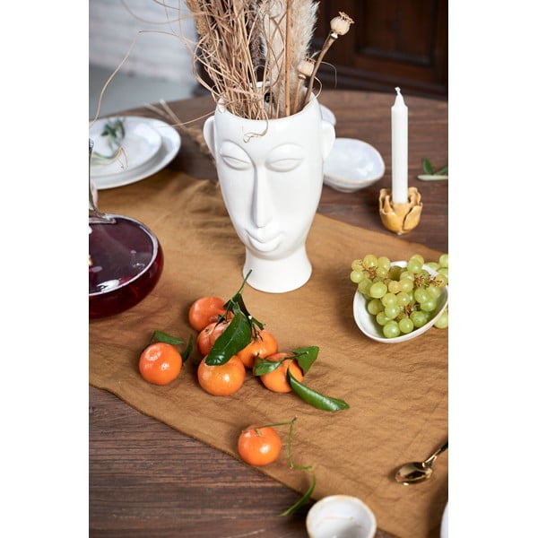 Biały porcelanowy wazon PT LIVING Mask, wys. 27,2 cm-image-1
