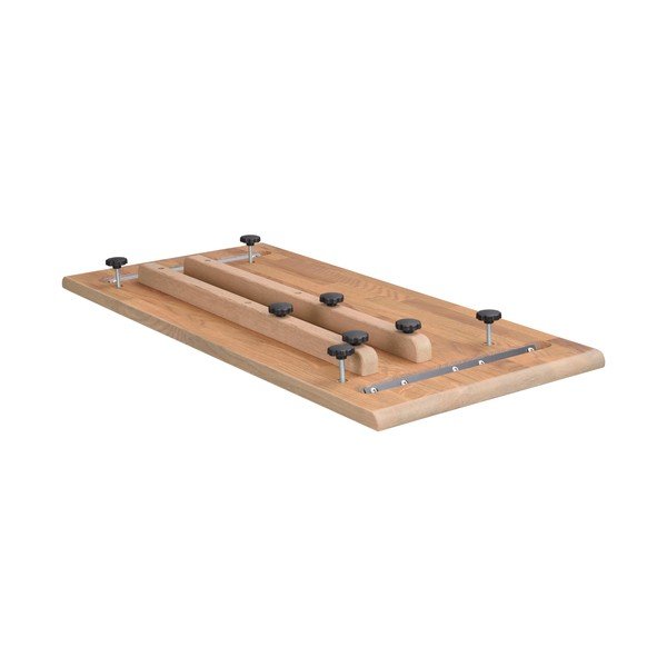 Dodatkowy blat do stołu z litego drewna dębowego 95x45 cm Clapperton – Rowico-image-4