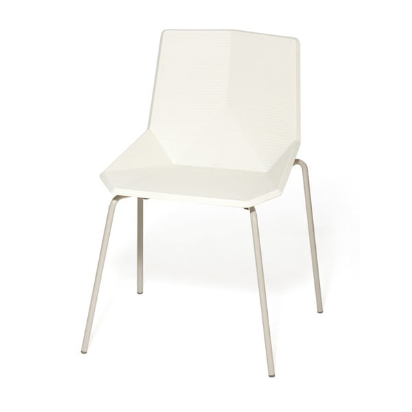 Białe krzesło, zewnętrzne Mobles 114 Green