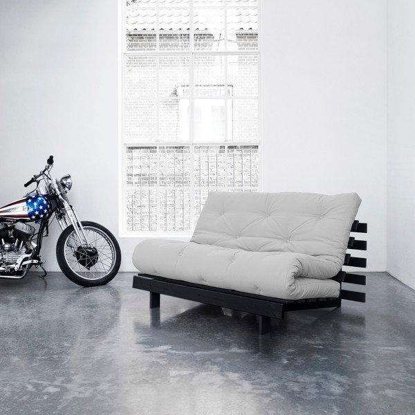 Sofa rozkładana Karup Roots Wenge/Light Grey-image-3